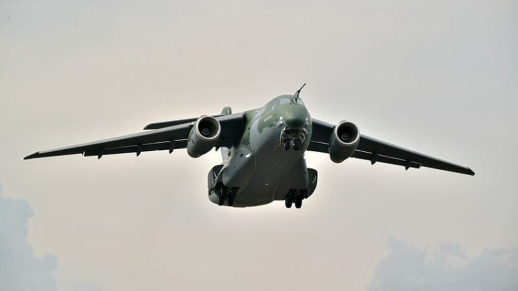 webimage-A789AD2A-E5AD-4547-B1EC7FC1FFD4C328 embraer-successfully-performs-first-flight-of-the-series-production-kc-390-multi-mission-airlift