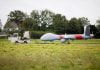 Elbit Systems takes control of UAV Tactical Systems Elbit Systems Hermes 900 on the way to takeoff at Aberporth airport