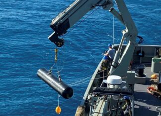 Mines laid by survey ship in Talisman Sabre 2021 melville