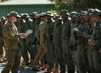 Fijian infantrymen set the standard