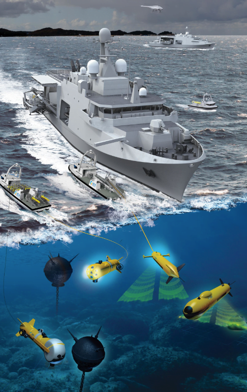 De Naval Group lanceerde het eerste anti-mijnschip van het Belgisch-Nederlandse RMCM-project