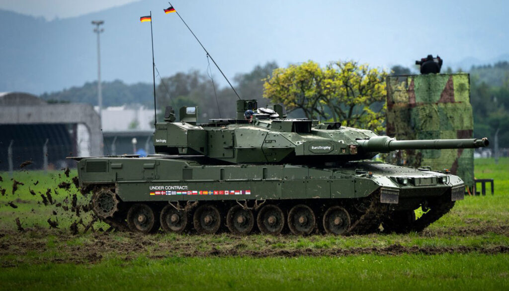 Tank Leopard 2A7 NATO Days 2022 second angle Tank Leopard 2A7 NATO Days 2022 second angle