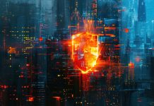 PentenAmio, L3Harris partner on secure comms for allies Immerse yourself in the world of cybersecurity with a visually compelling depiction featuring a digital shield emblem surrounded by a high tech, cyber themed abstract environment, signaling robust protection measures.