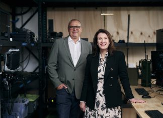 Penten and Amiosec merge into PentenAmio Portrait of Pentec Chair Matthew Wilson and CFO Sarah Bailey. 24 April 2025