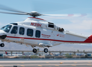 Near Earth completes 1st autonomous ALC flight Autonomous AW139 Milestone Image Courtesey of Honeywell A