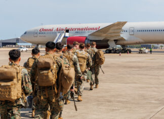 US Marines head home after six-month rotation MRF D Departure