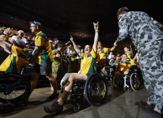 Invictus Australia works to lure games back to Australia Invictus Games Sydney 2018 Closing Ceremony Team Aus Entrance