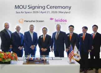 Hanwha Ocean, Leidos sign MoU for naval shipbuilding 1776933916988